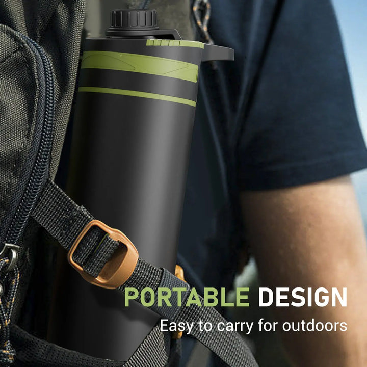 Authorized Survimate 27oz Filtered Water Bottle with 0.01μm Ultra-Filtration, Portable Water Filter Bottle with 3-Stage Filtration for Survival, Camping, Hiking, Backpacking, Drinking, Emergency Purewell