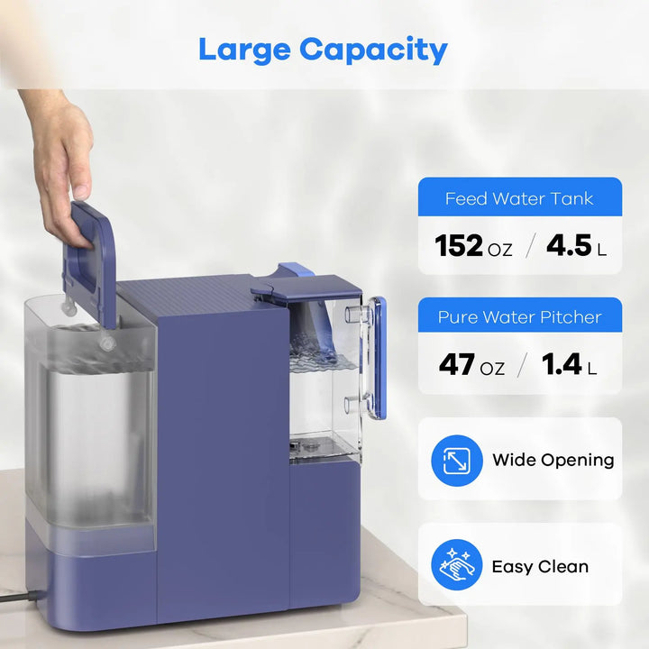 Purewell - The World's First Embedded Visual Water Level Gravity Water Filter System 2.25 Gallons（复制） Purewell