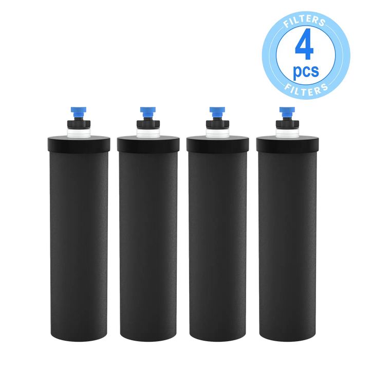 Purewell® - K Series - Black Carbon Water Filter Elements for Gravity-fed Water Filter System Purewell