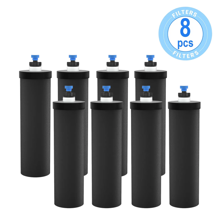 Purewell® - K Series - Black Carbon Water Filter Elements for Gravity-fed Water Filter System Purewell