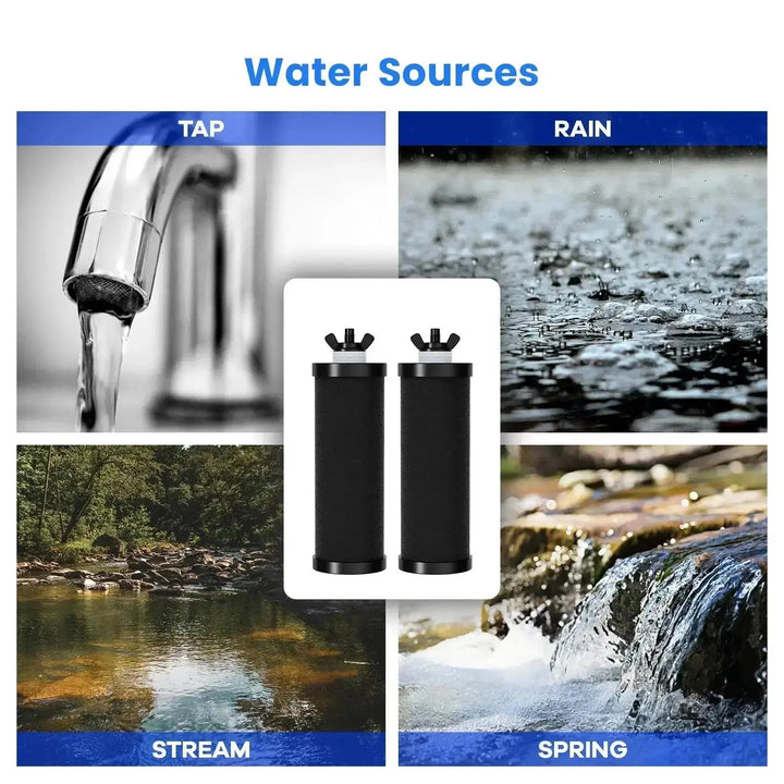 Purewell® - K Series - Ceramic Water Filter Elements for Gravity-fed Water Filter System Purewell