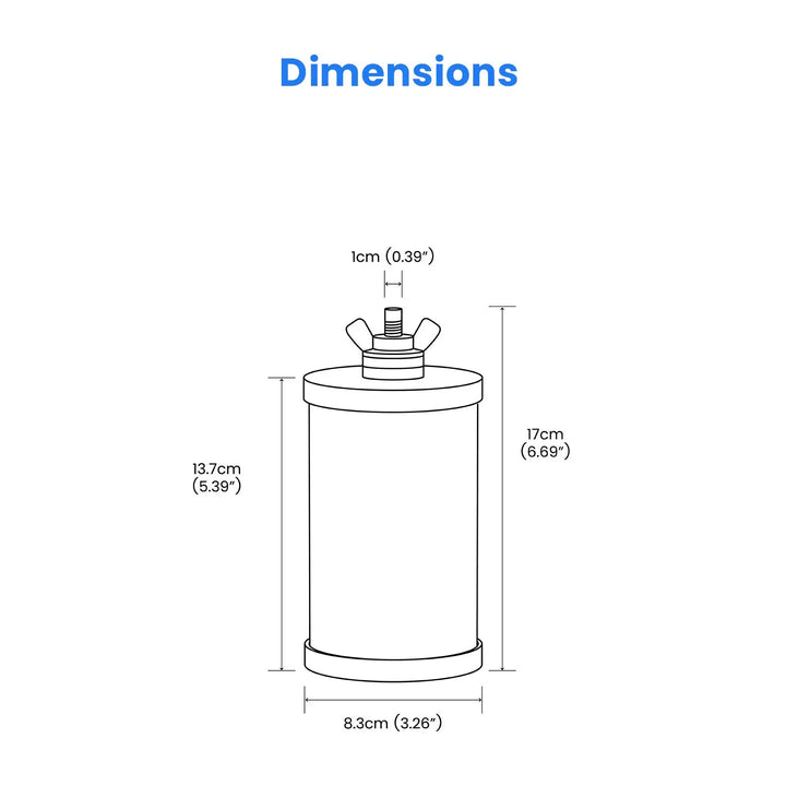 Purewell® - K Series - Upgraded Replacement Black Carbon Water Filter Elements 2387 - 2 pcs / 4 pcs / 6 pcs / 8 pcs Purewell