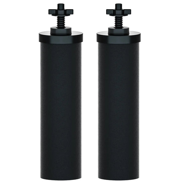 Purewell BB8-2 Black Filter Elements, Replacement Filters for PB-2/BB8-2 Purification Elements and Gravity Water Filter System (2 Pack) Purewell